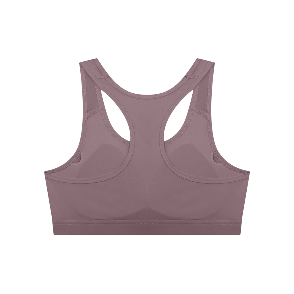 Black Women's Cropped Sports Bra