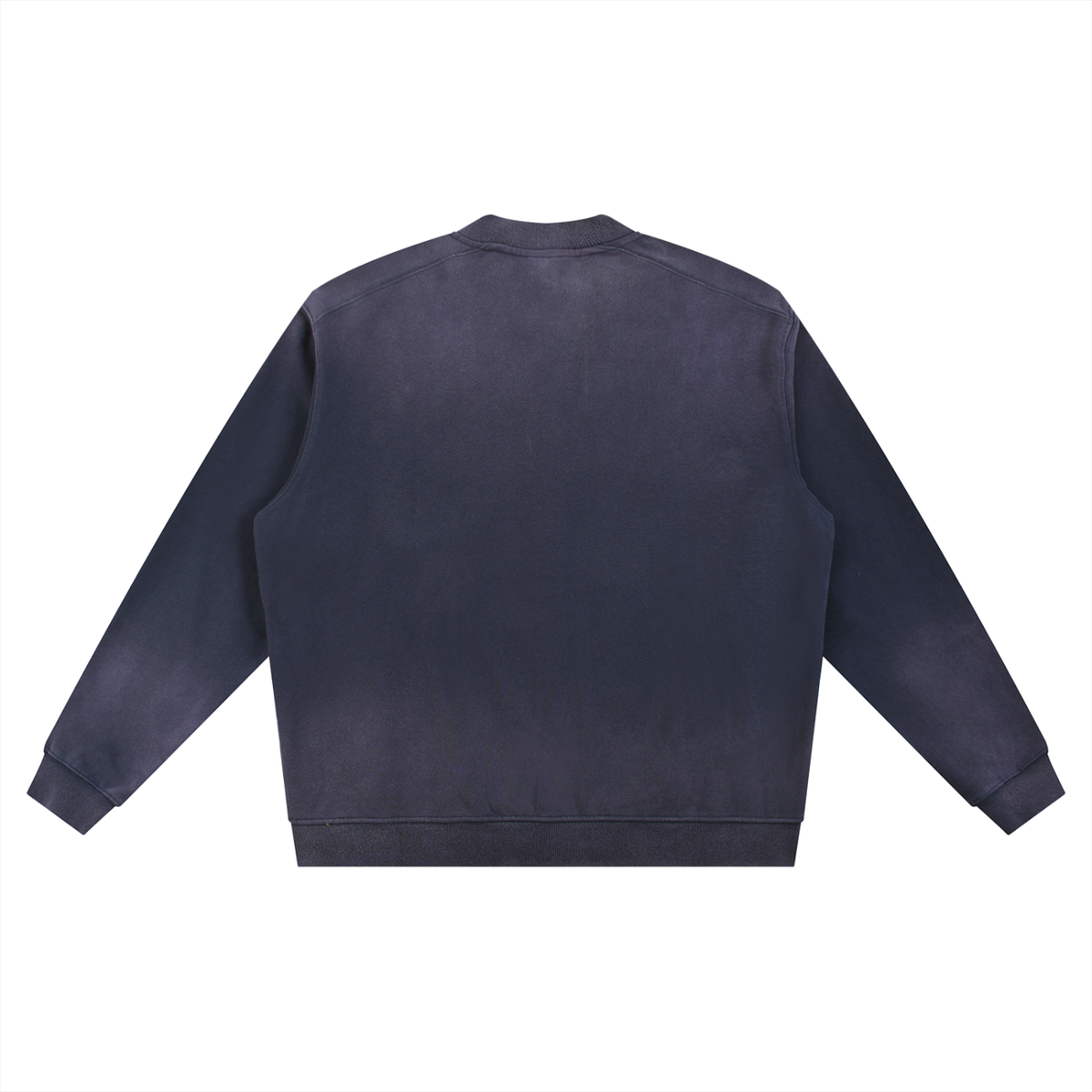 Dark Gray Fixie Sun Fade Heavyweight Baseball Jacket