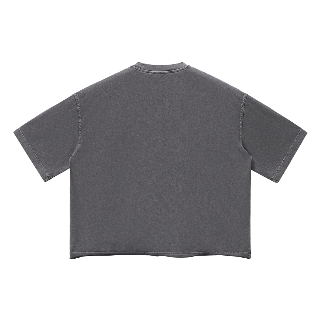 White Earth Angel Unisex Vintage Wash Boxy T-Shirt