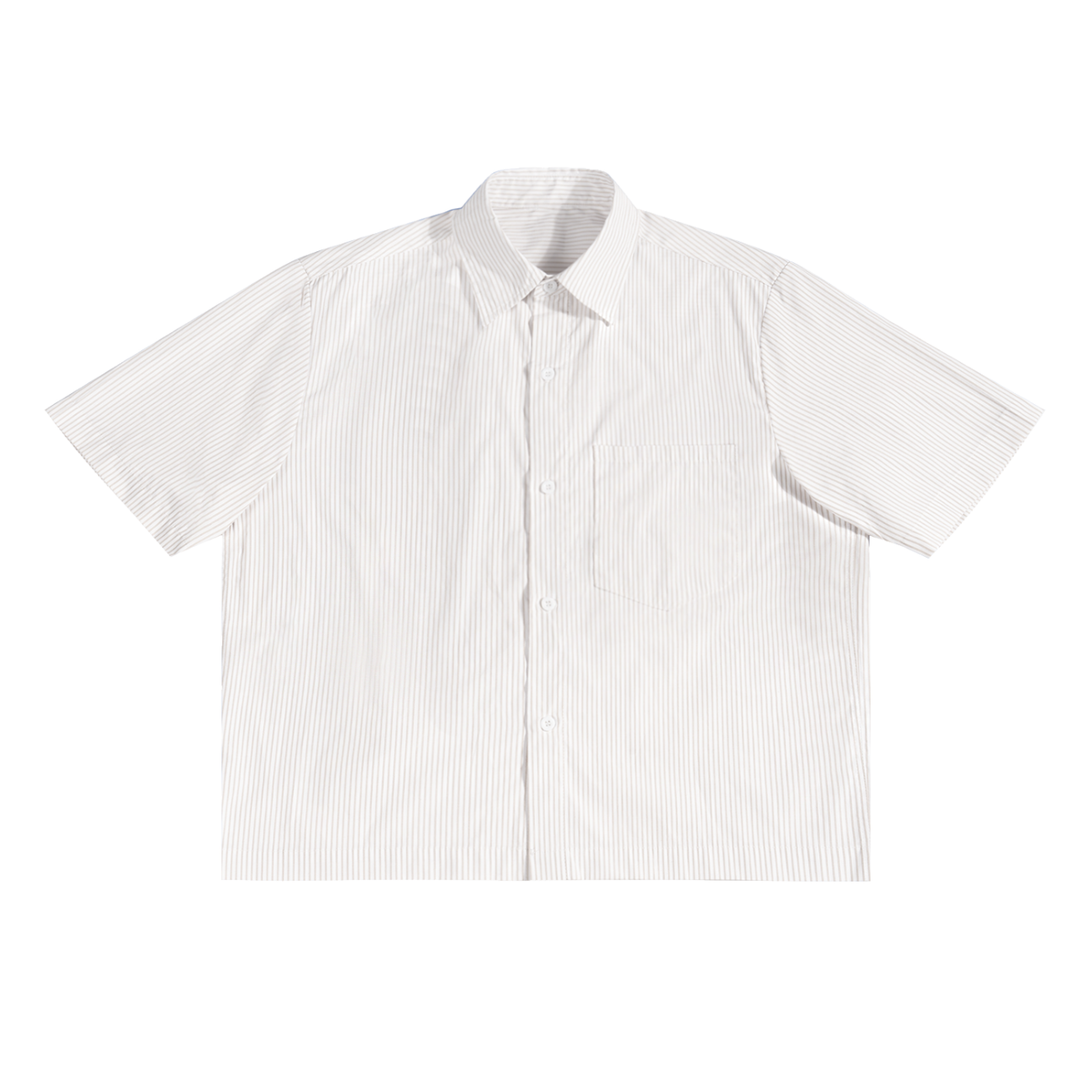 Oversized Vertical Stripe Boxy Shirt