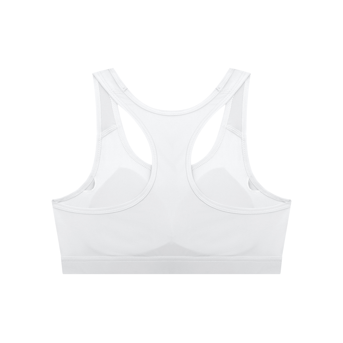 Black Women's Cropped Sports Bra