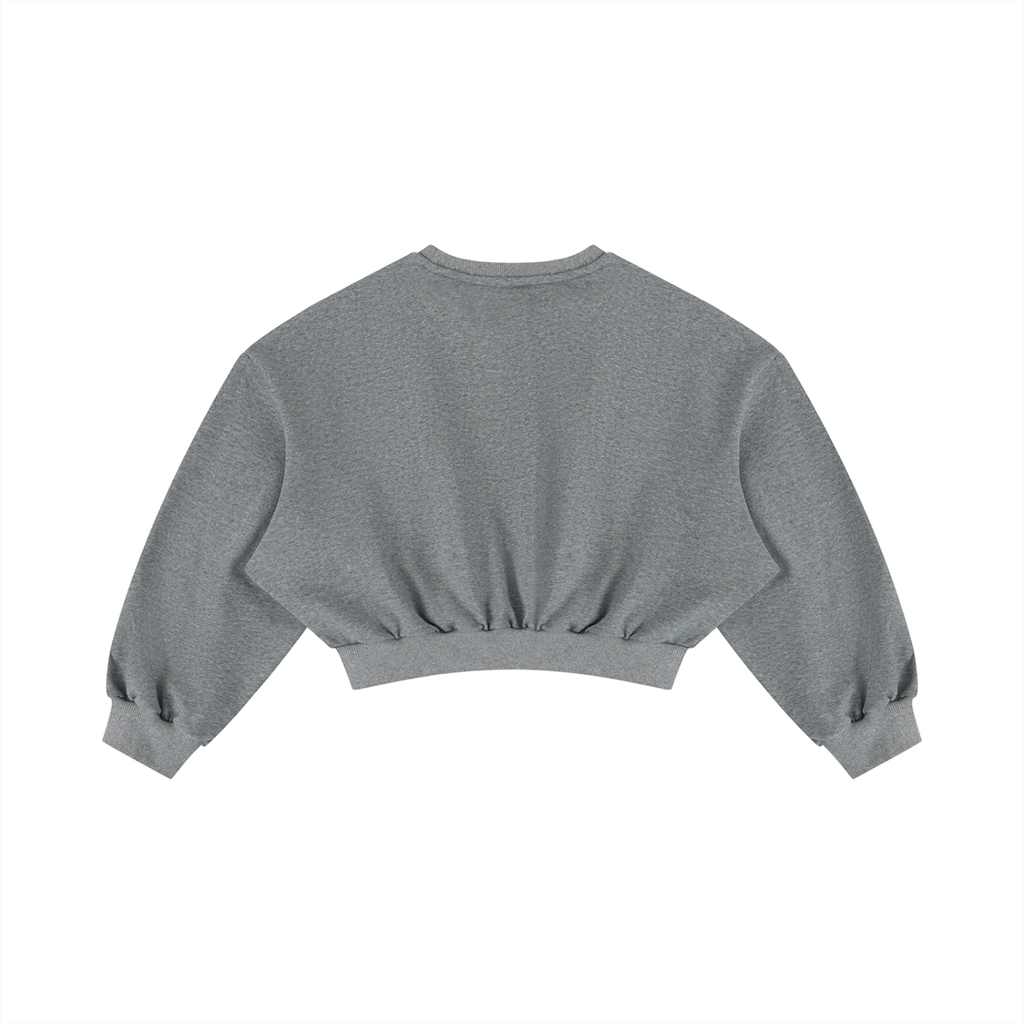 Beauty Women's Boxy Cropped Crewneck Sweatshirt