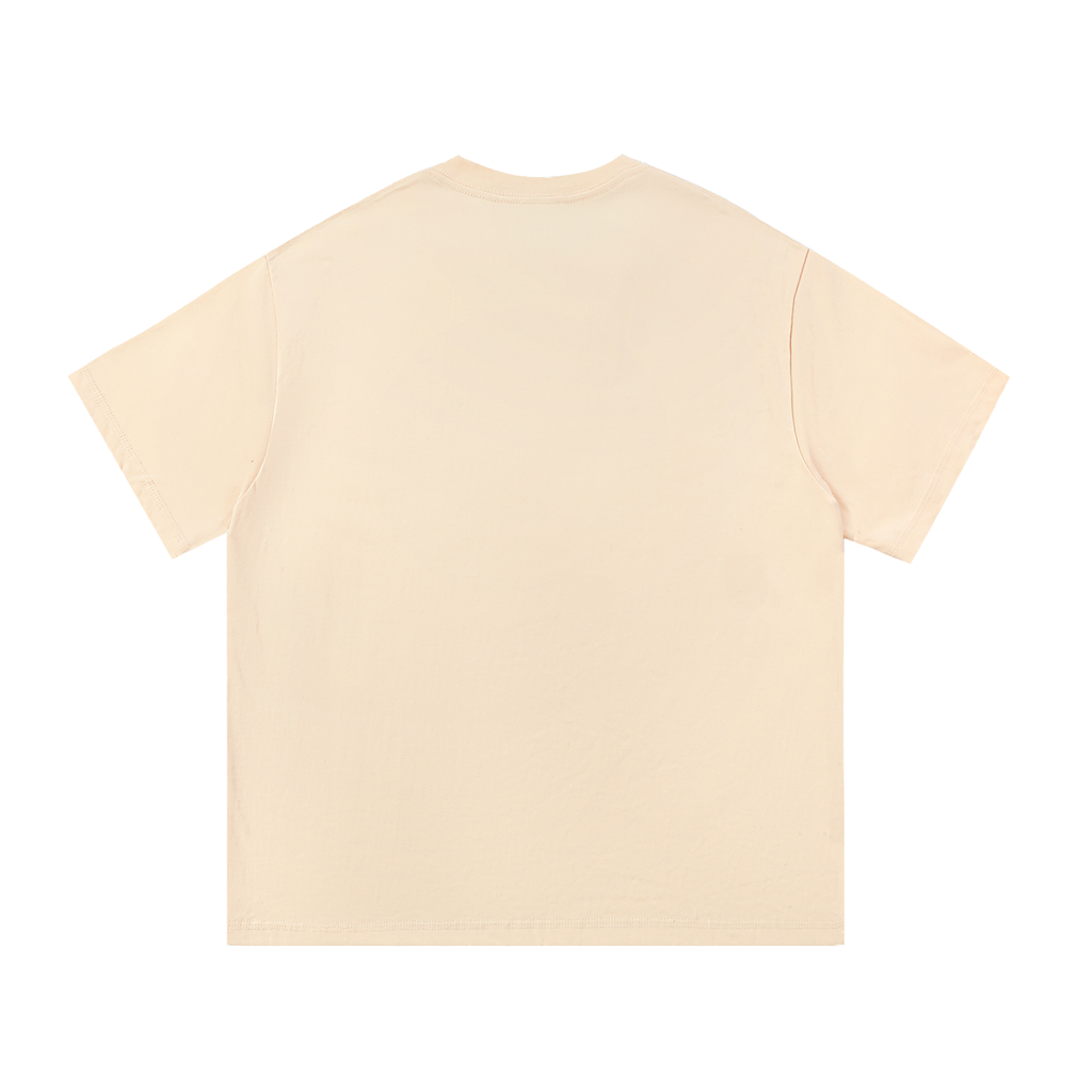 Apricot Baroque Floral Essential Cotton T-Shirt