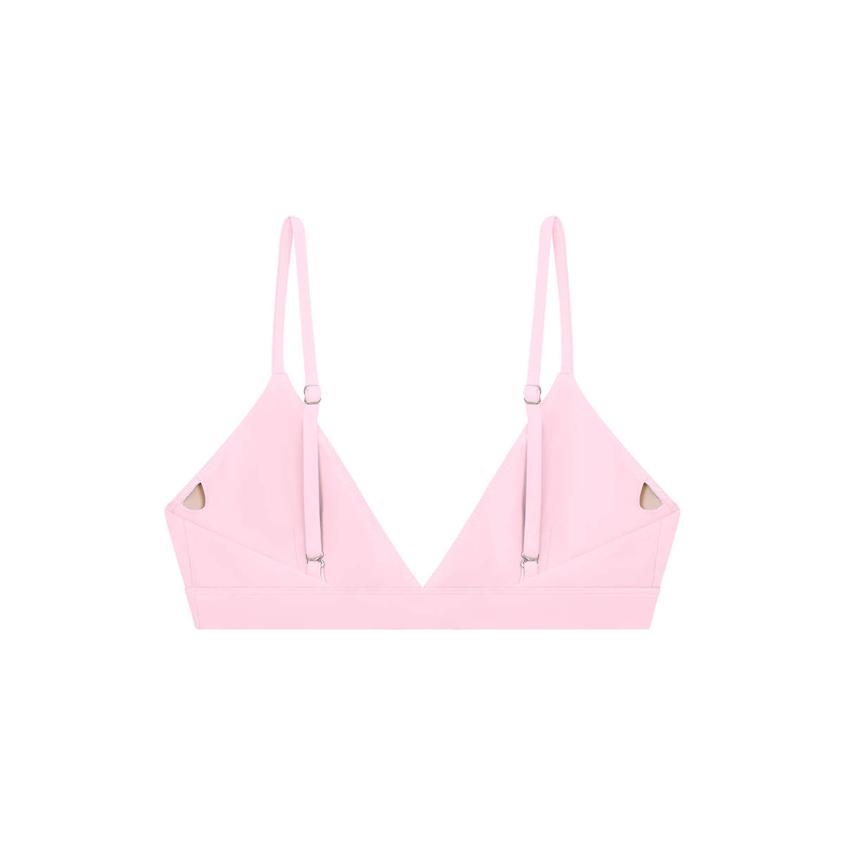 Beige Women’s Cropped V-Neck Sports Bra