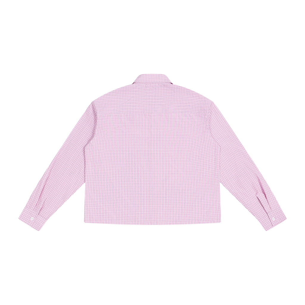Loverboy Unisex Boxy Plaid Long Sleeve Shirt
