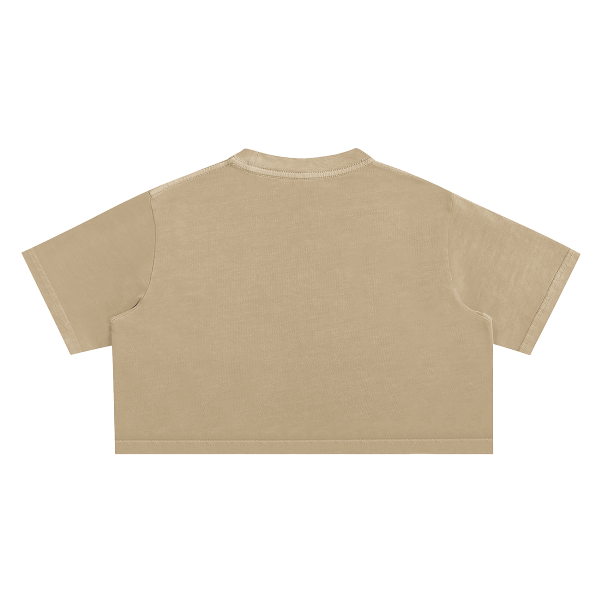 Medium Gray Divine Snow Washed Crop Top