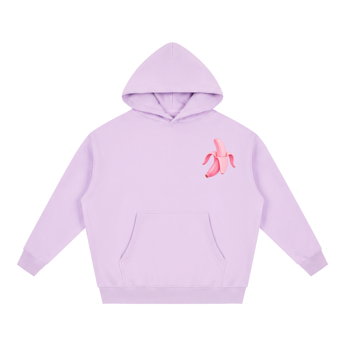 Essential Oversized Boxy Fit Fleece Hoodie