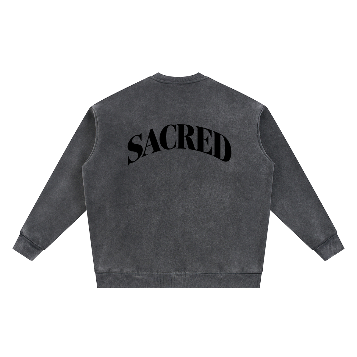 Sacred Vintage Washed Fleece Baseball Jacket