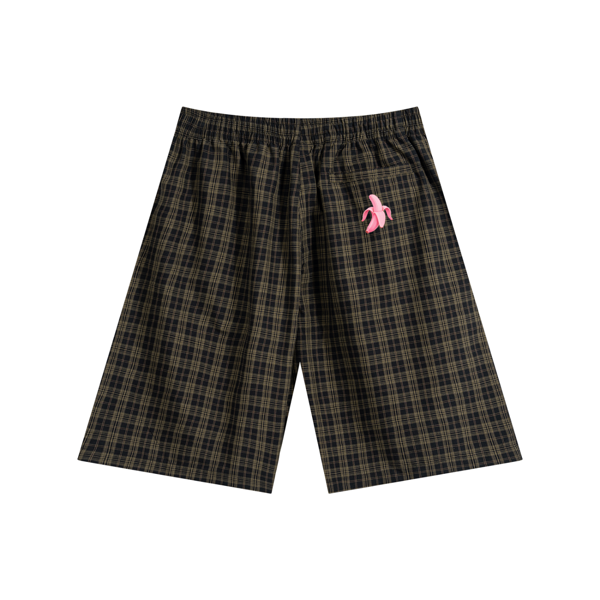 Unisex Plaid Wide Leg Shorts