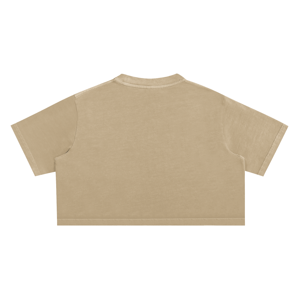 Angel Baby Snow Washed Crop Top