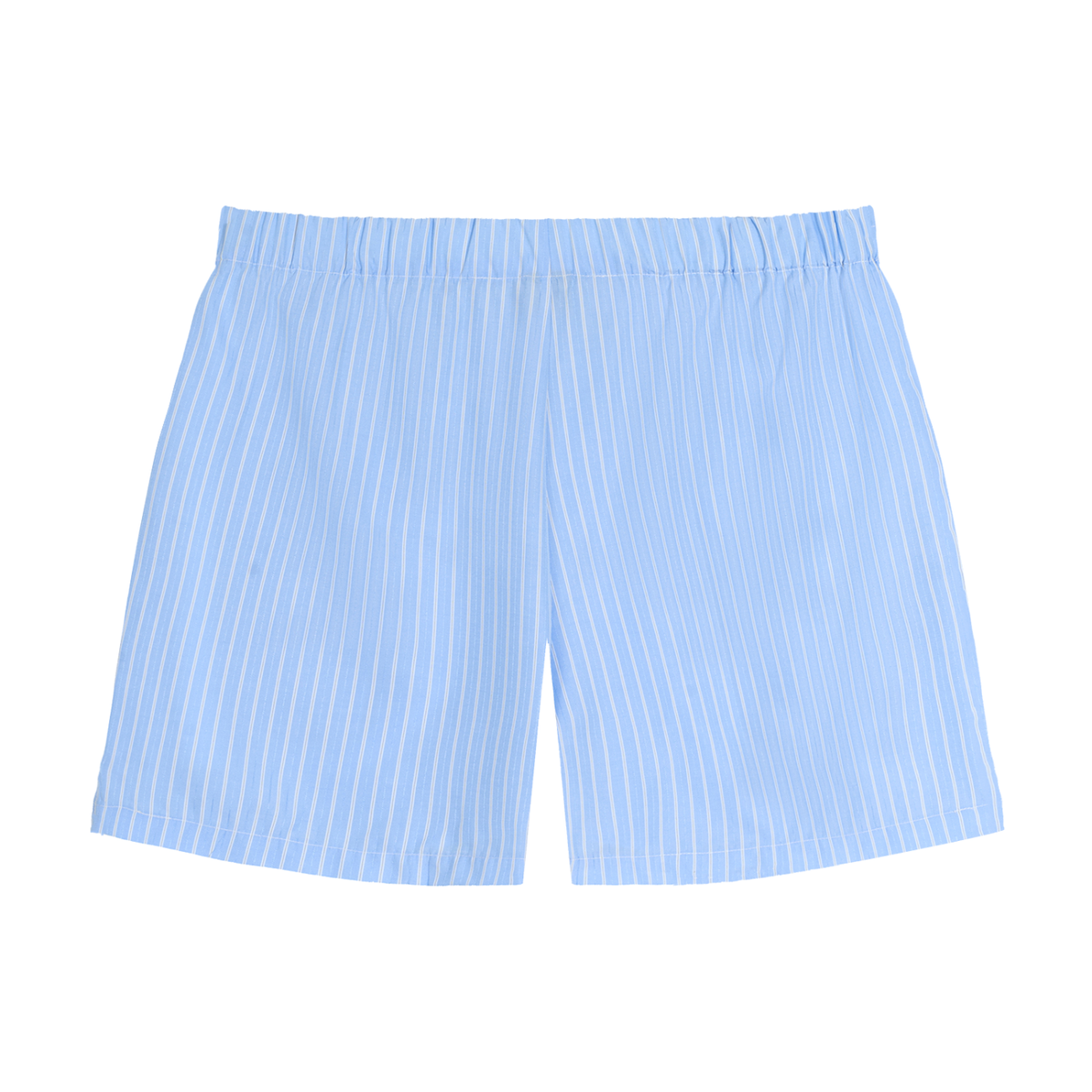 Striped Elastic Waist Shorts