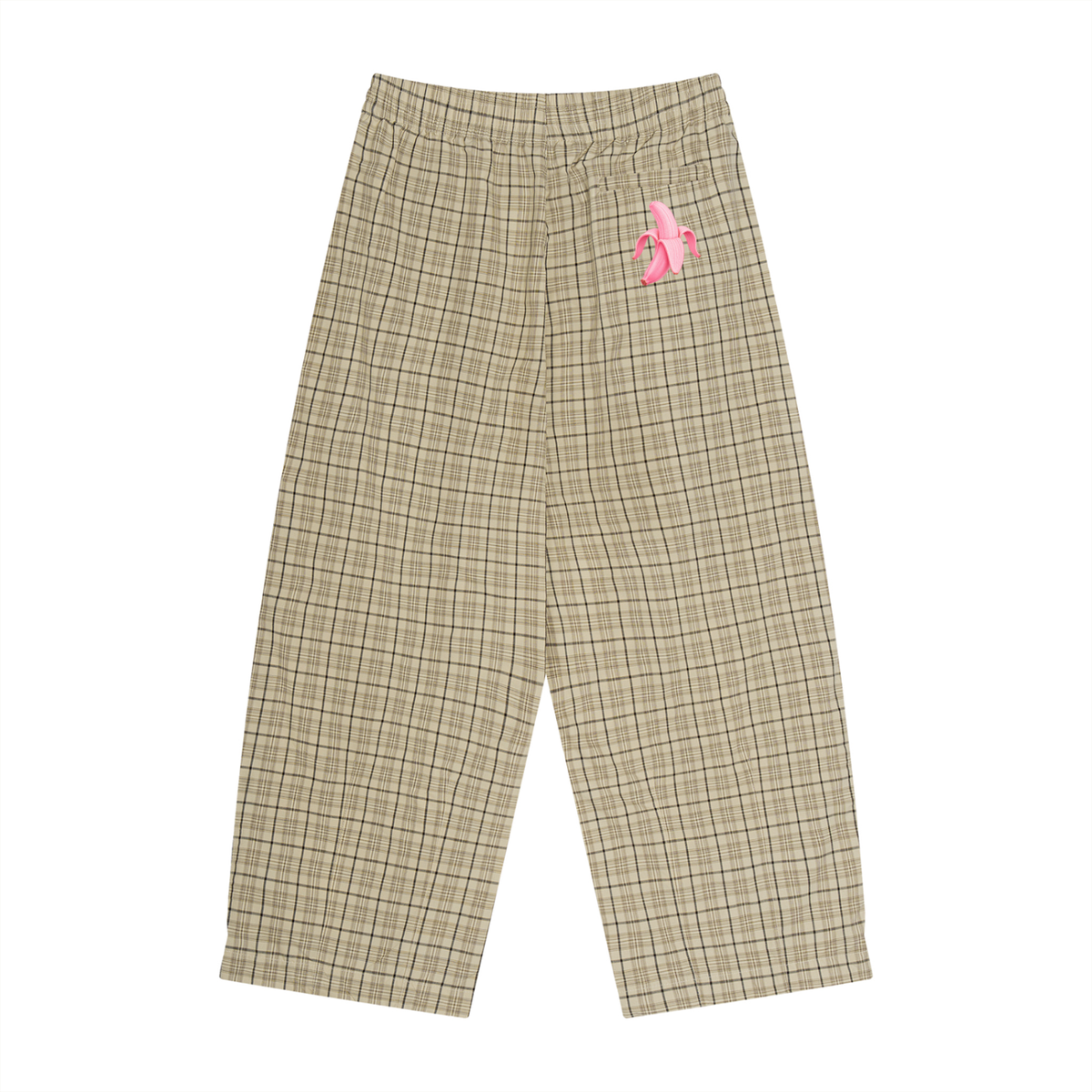 Unisex Plaid Wide Leg Pants