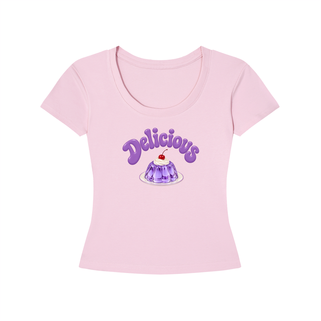 Delicious Women's Longline Slim-Fit T-Shirt