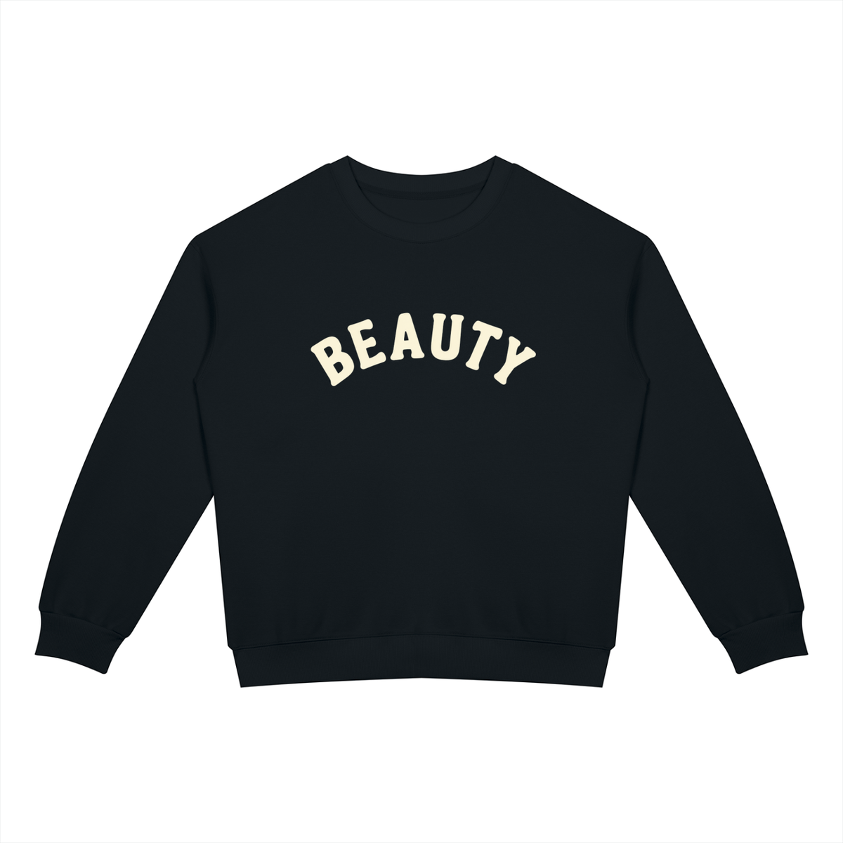 Black Beauty Unisex Drop Shoulder Crewneck Sweatshirt