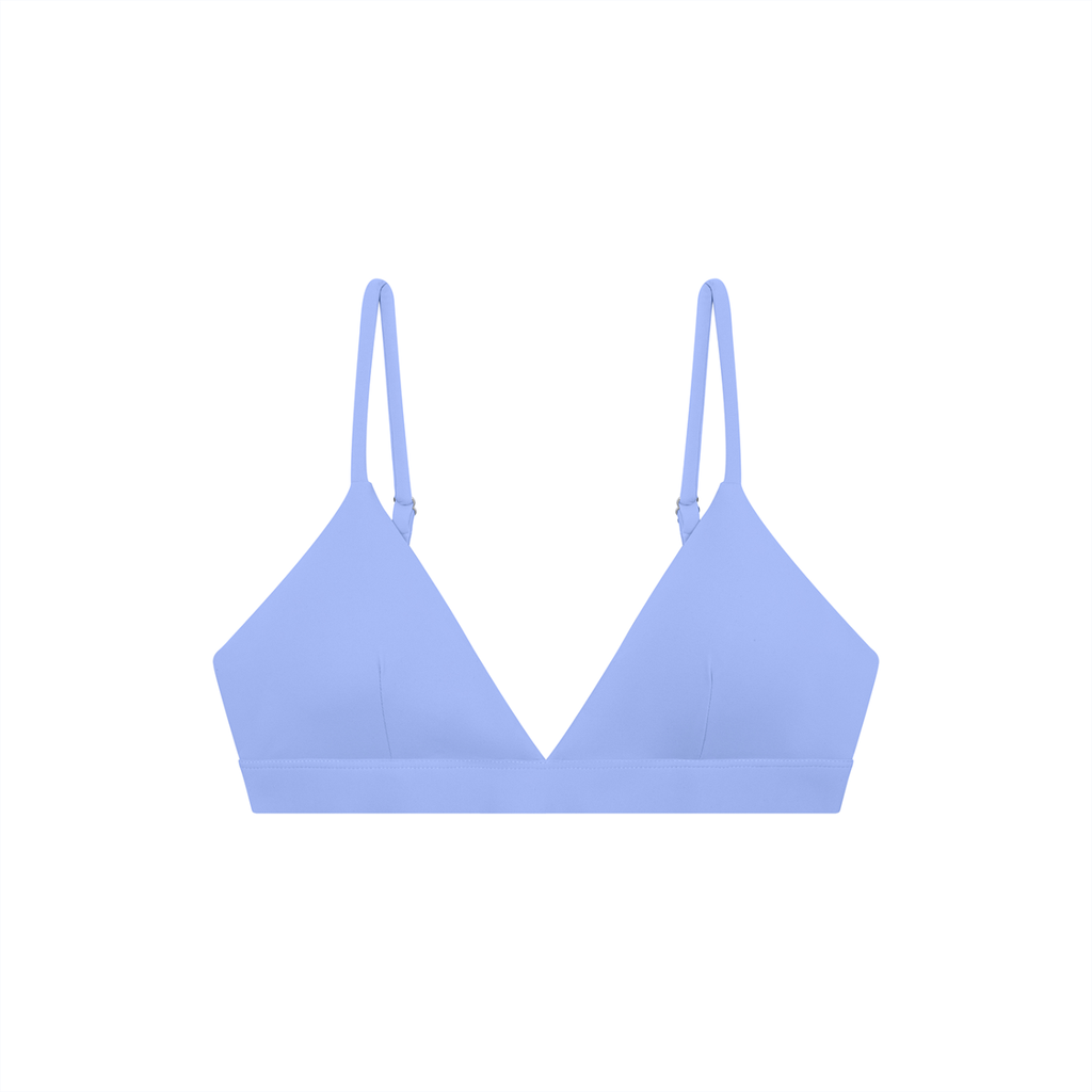 Beige Women’s Cropped V-Neck Sports Bra