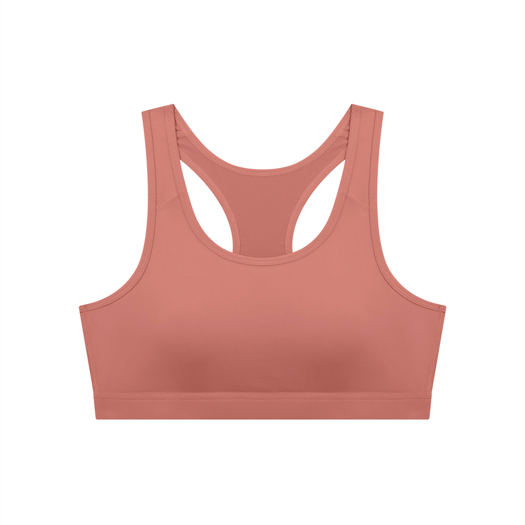 Black Women's Cropped Sports Bra