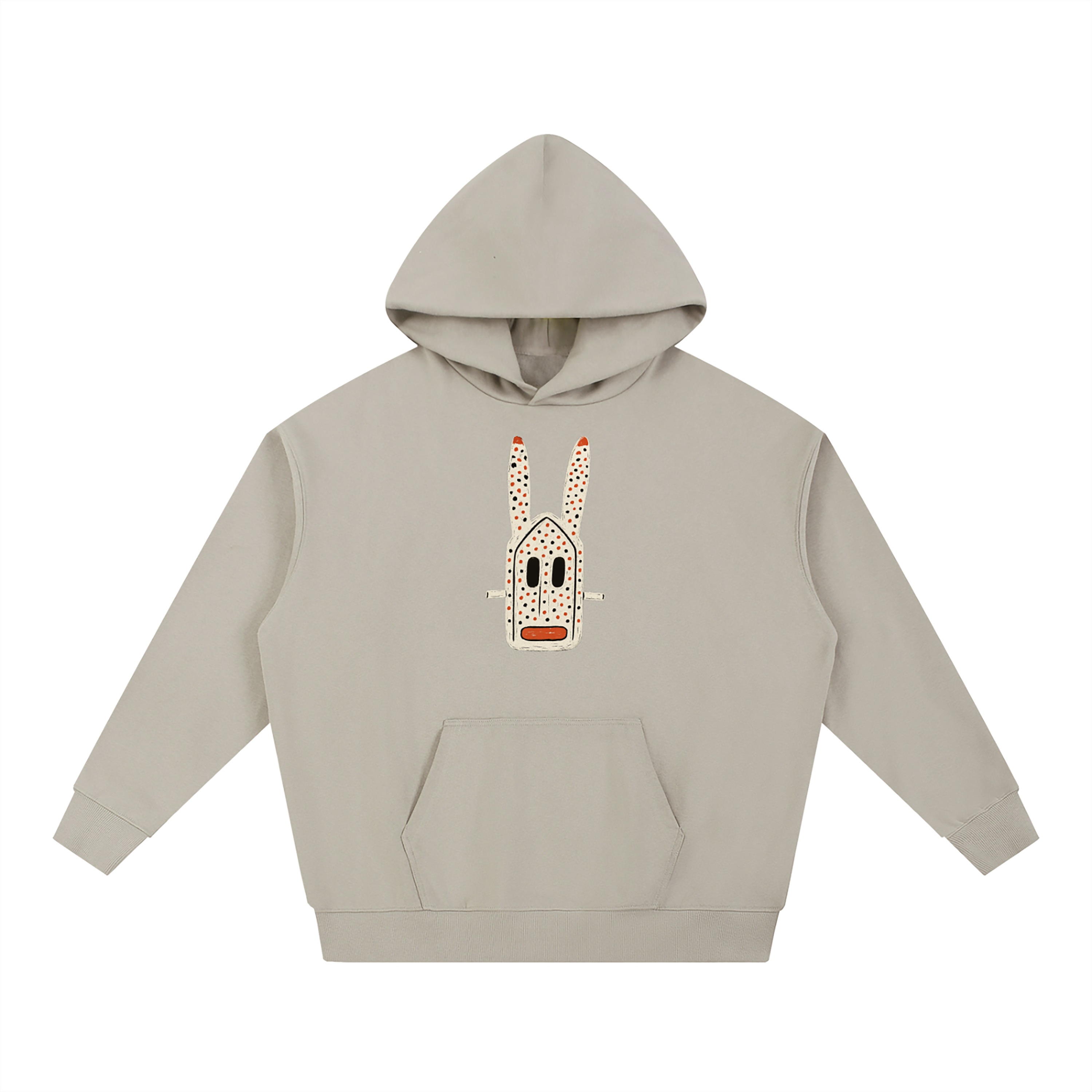 Dogon Rabbit Heavyweight Hoodie | Dark Ash