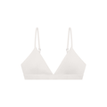 Beige Women’s Cropped V-Neck Sports Bra