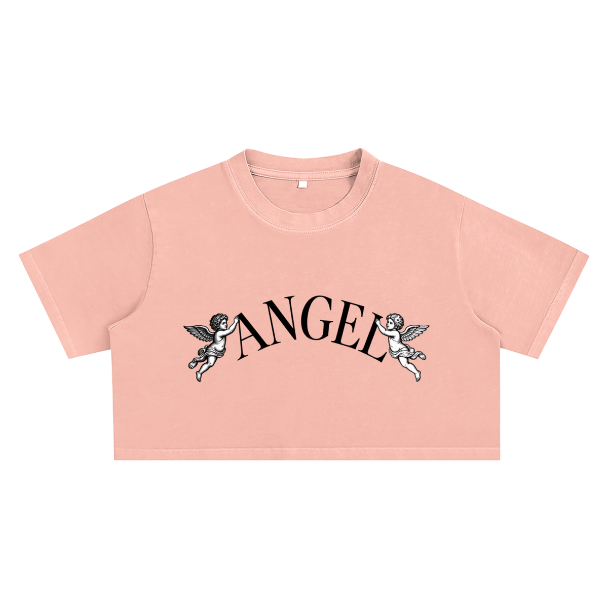 Angel Baby Snow Washed Crop Top