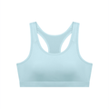 Black Women's Cropped Sports Bra