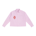 Loverboy Unisex Boxy Plaid Long Sleeve Shirt