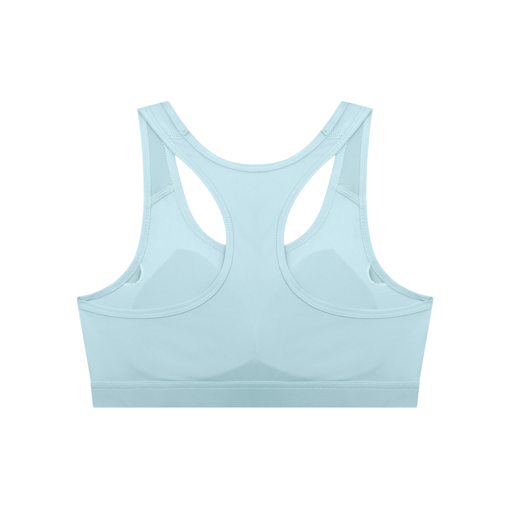 Black Women's Cropped Sports Bra