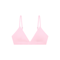 Light Pink Women’s Cropped V-Neck Sports Bra