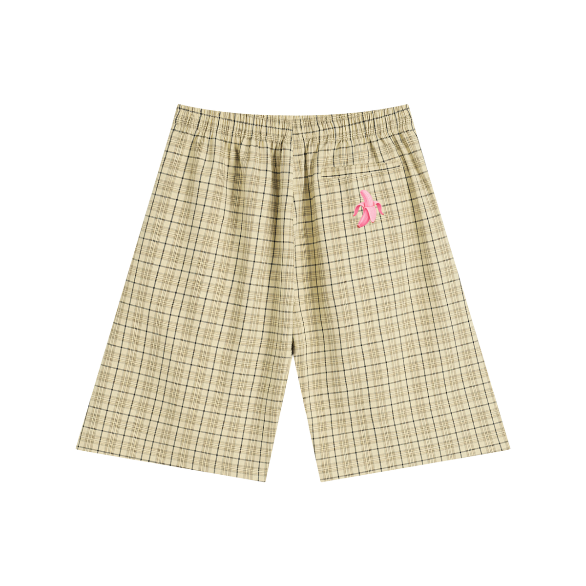 Unisex Plaid Wide Leg Shorts
