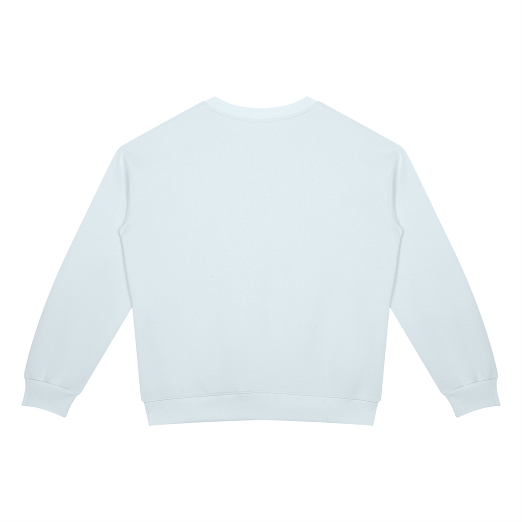 Sky Blue Tasty Unisex Drop Shoulder Crewneck Sweatshirt